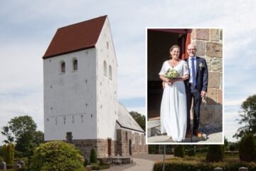 Viet i Tødsø Kirke: Vinni Jensen og Jens Poulsen