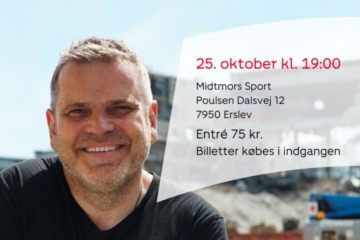Kræftens Bekæmpelse Morsø inviterer til foredrag med Hans Pilgaard i Midtmors Sport
